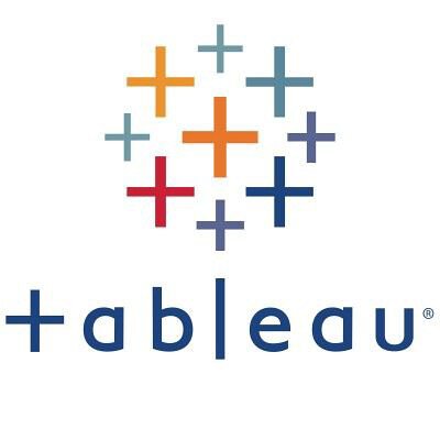 شعار Tableau بخلفية بيضاء