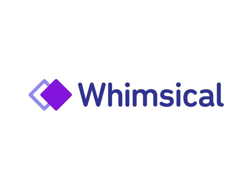 شعار Whimsical بخلفية بيضاء